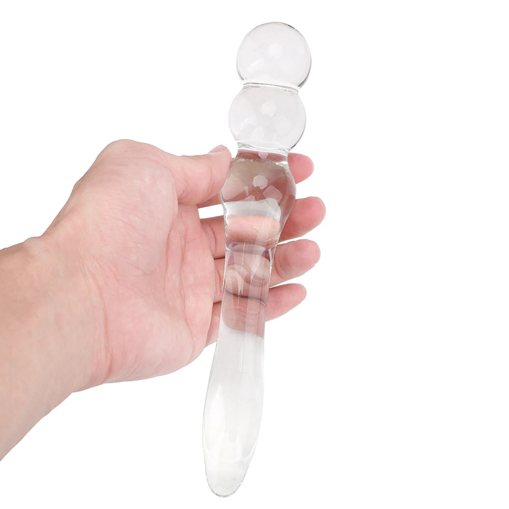 Glass Anal Beads Butt Plug Dildo