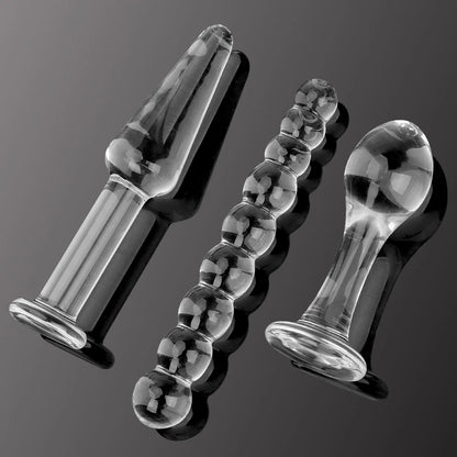 Glass Dildos Anal Butt Plug