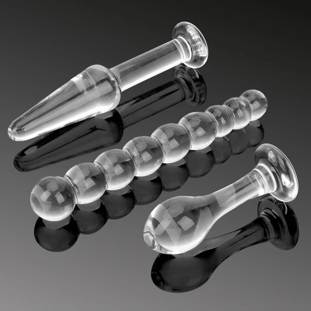 Glass Dildos Anal Butt Plug