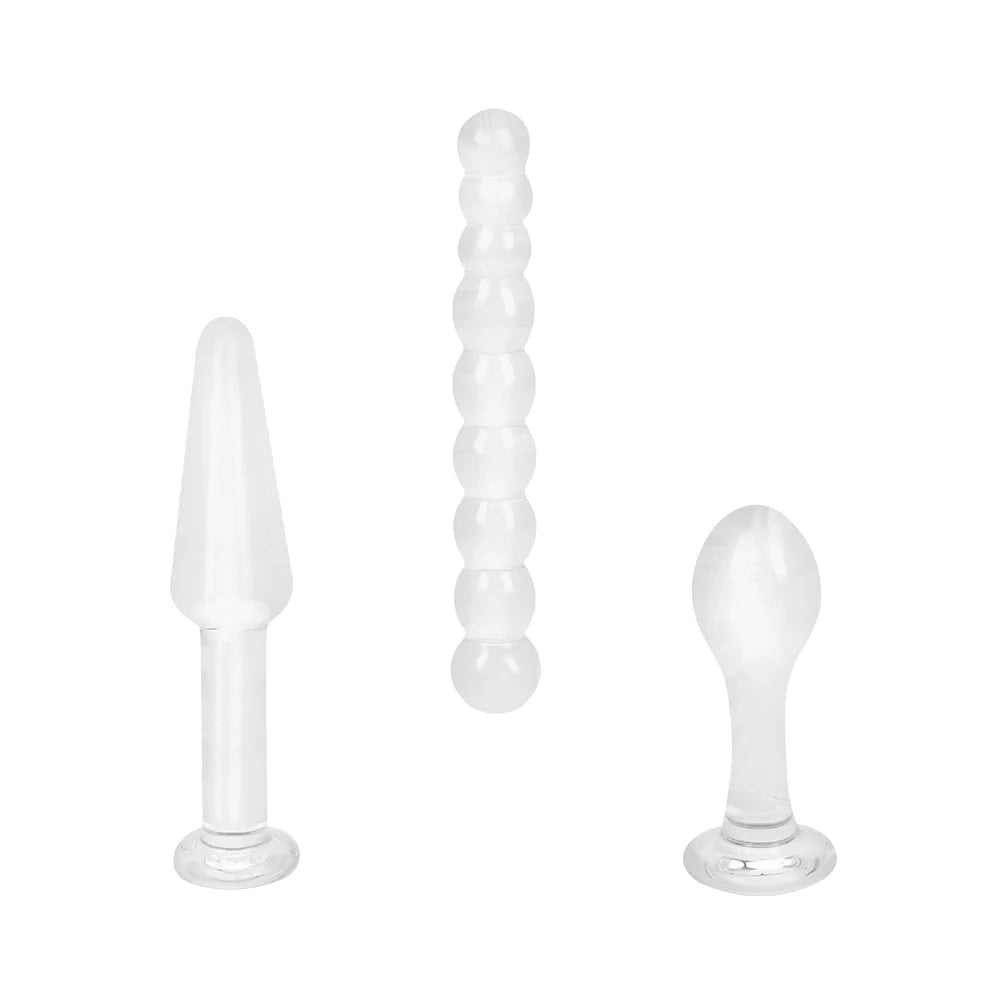 Glass Dildos Anal Butt Plug