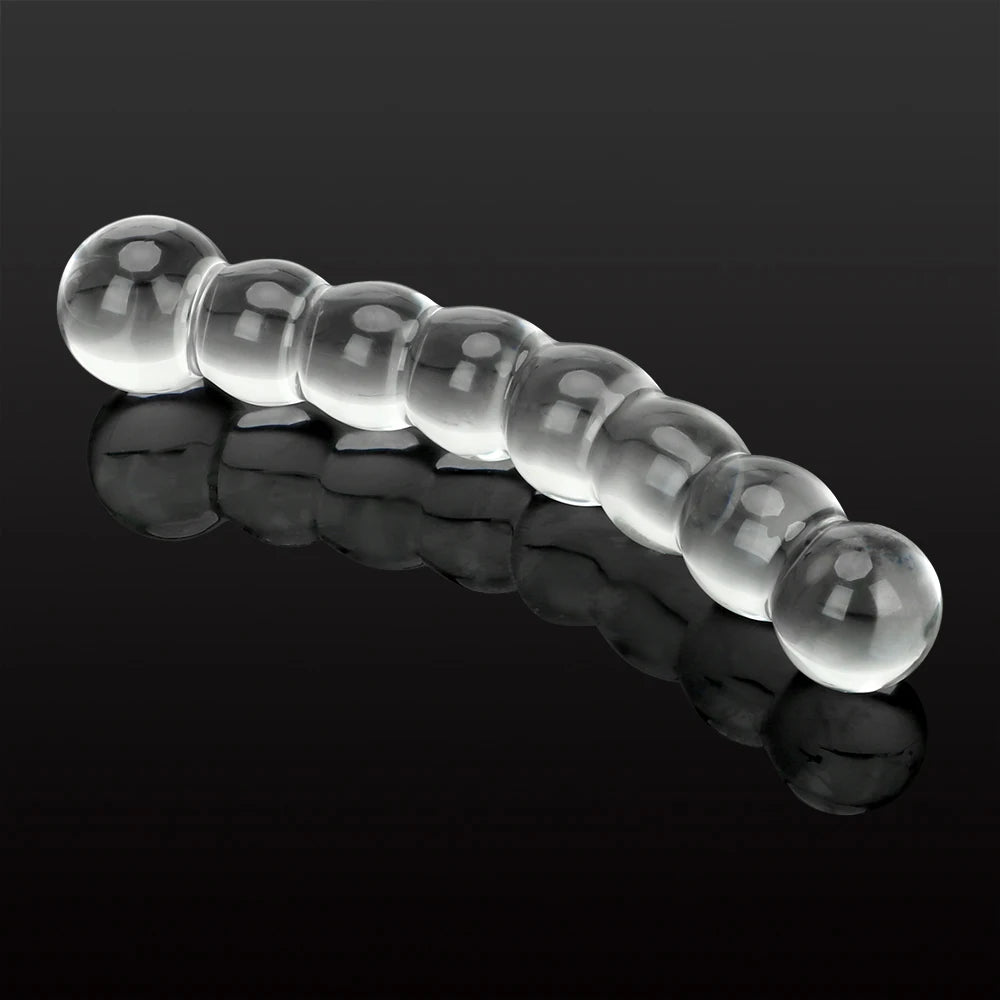 Glass Anal Beads Butt Plug Dildo