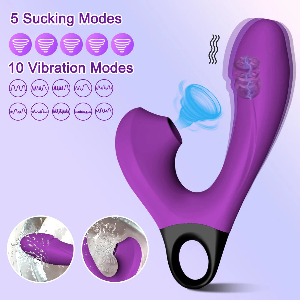 Powerful Dildo Sex Toys Vibrator Clitoral Vacuum Stimulator