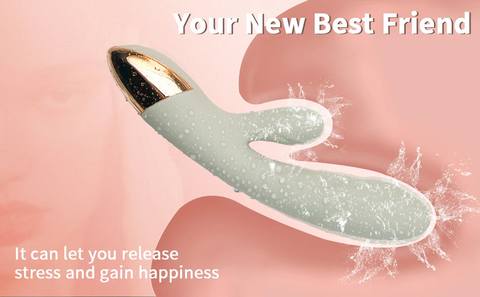 Wosilicone Heating Clitoral Vagina Stimulation Vibrator