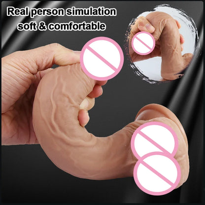 Realistic Dildo Cock With Straps