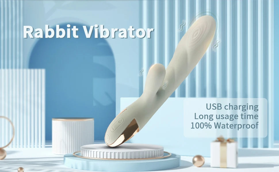 Wosilicone Heating Clitoral Vagina Stimulation Vibrator