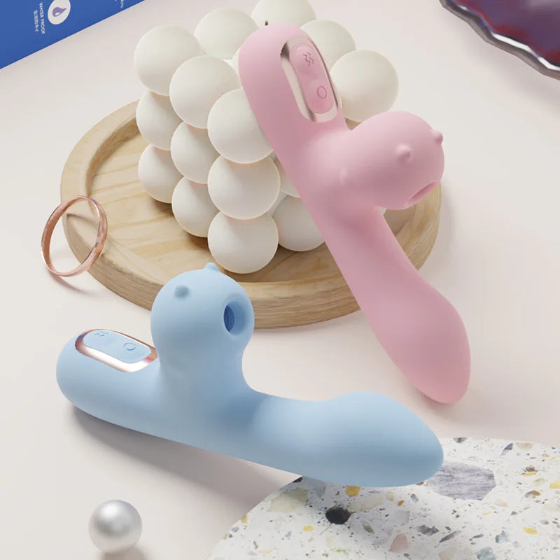 Rabbit clitoral sucking stimulation g spot vibrator