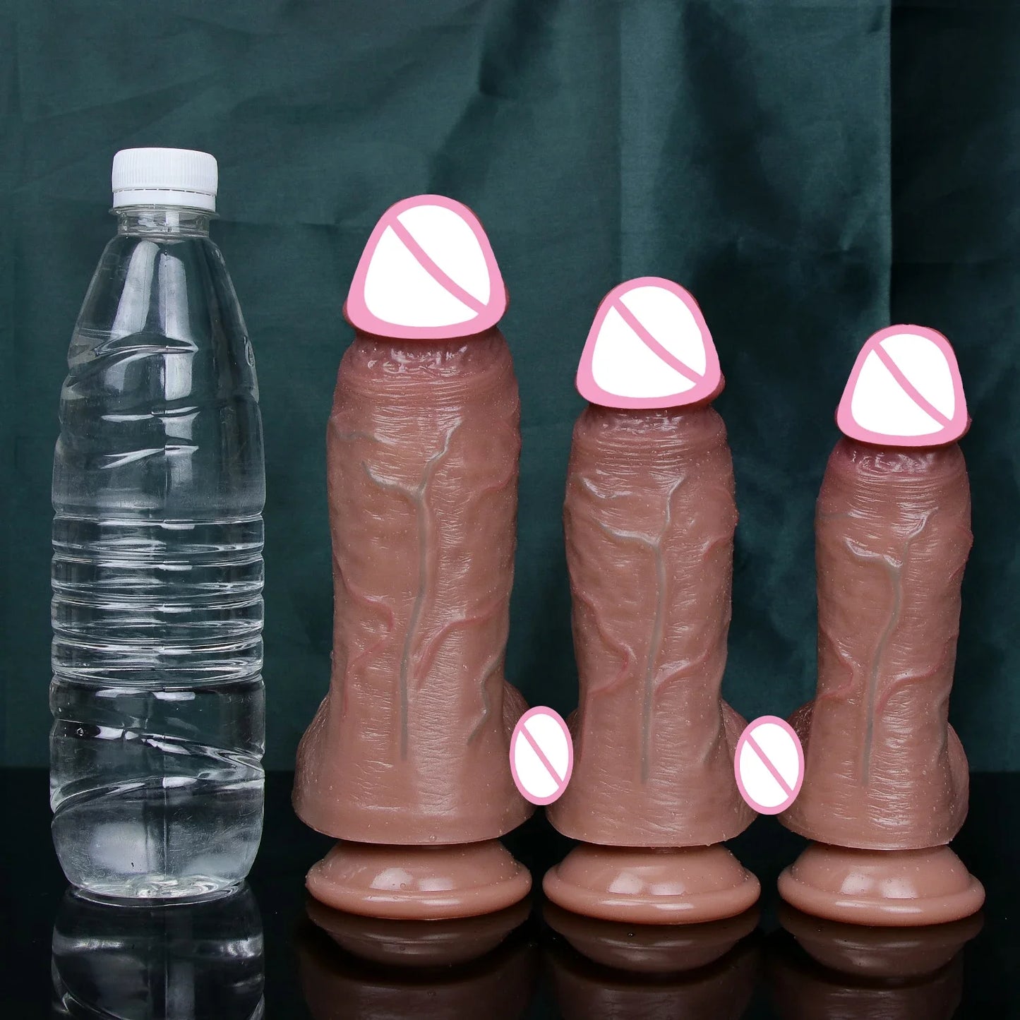 Realistic Veins Soft Thick Big Dildo