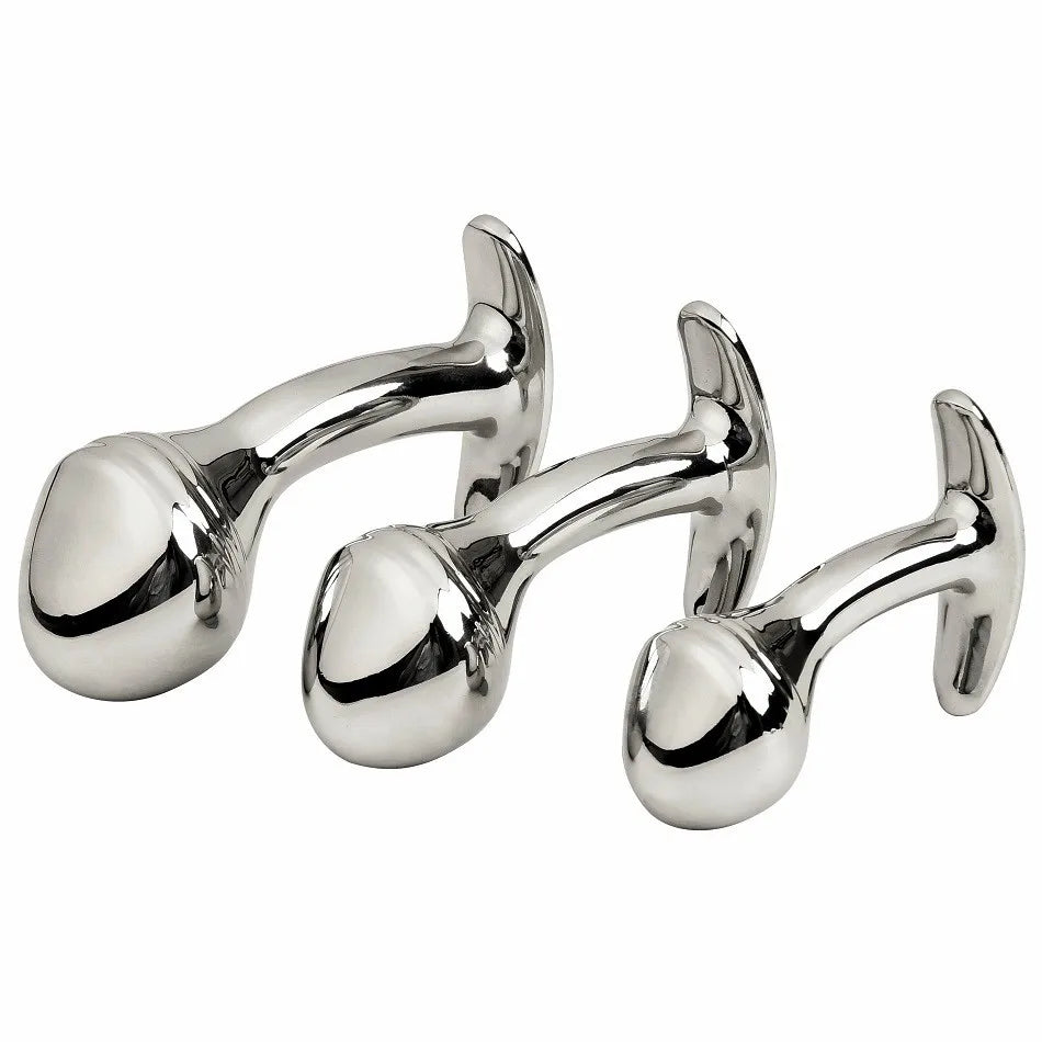 Small Medium Large Anal Beads Butt Plug Metal Dildo