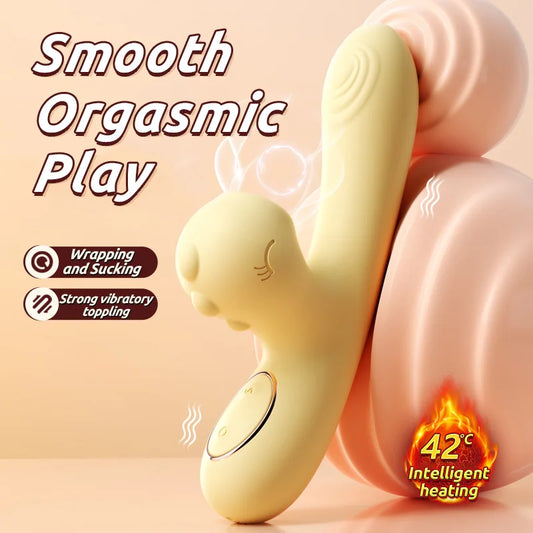 Rabbit clitoral sucking stimulation g spot vibrator