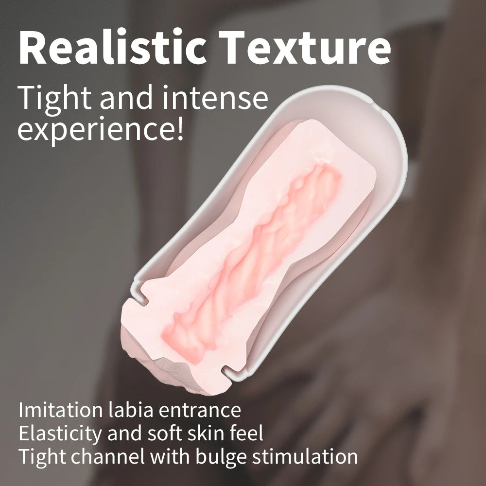 Male Masturbator Cup Soft Pussy Realistic Vagina