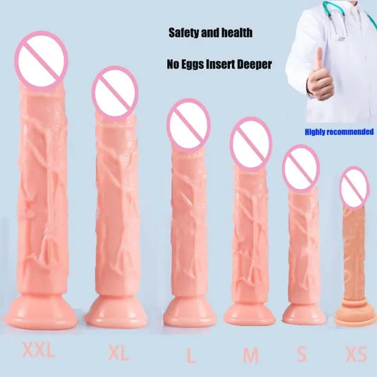 Realistic Dildo with Suction Cup Base