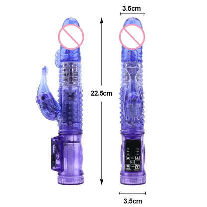 Rotating Beads Rabbit Vibrator