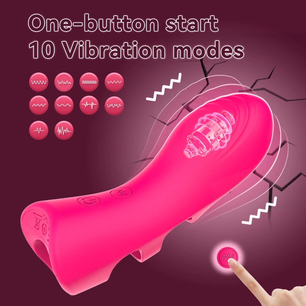 Clitoral G Spot Finger Vibrator