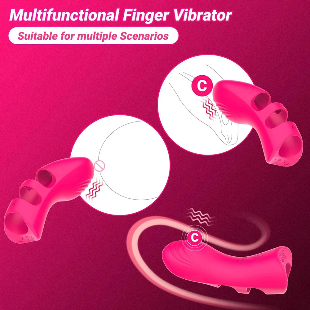 Clitoral G Spot Finger Vibrator