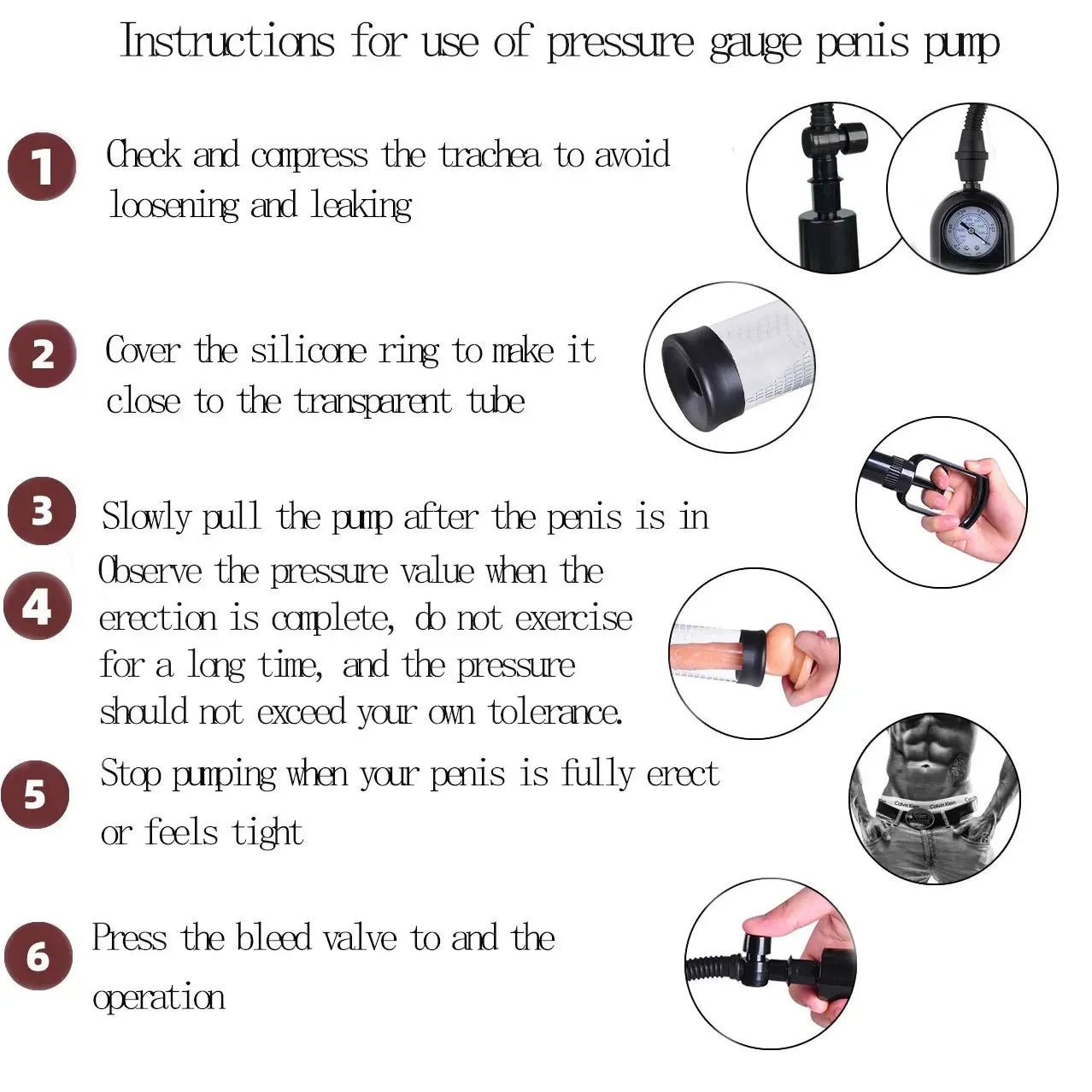 Manual Male Penis Pump Penis Enlarger