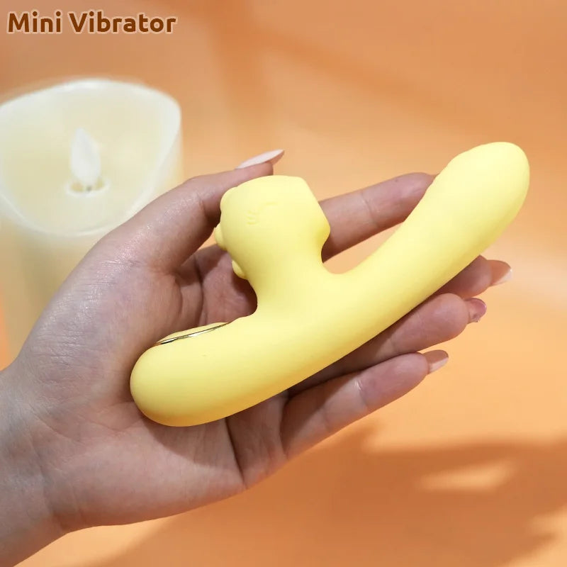 Rabbit clitoral sucking stimulation g spot vibrator