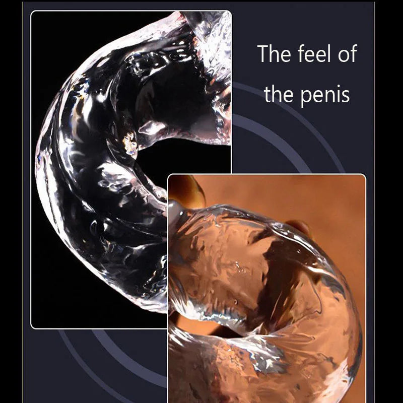 Realistic Erotic Jelly Dildo Artificial Penis