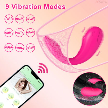 Wireless Bluetooth Panties Wearable Vibrating Egg