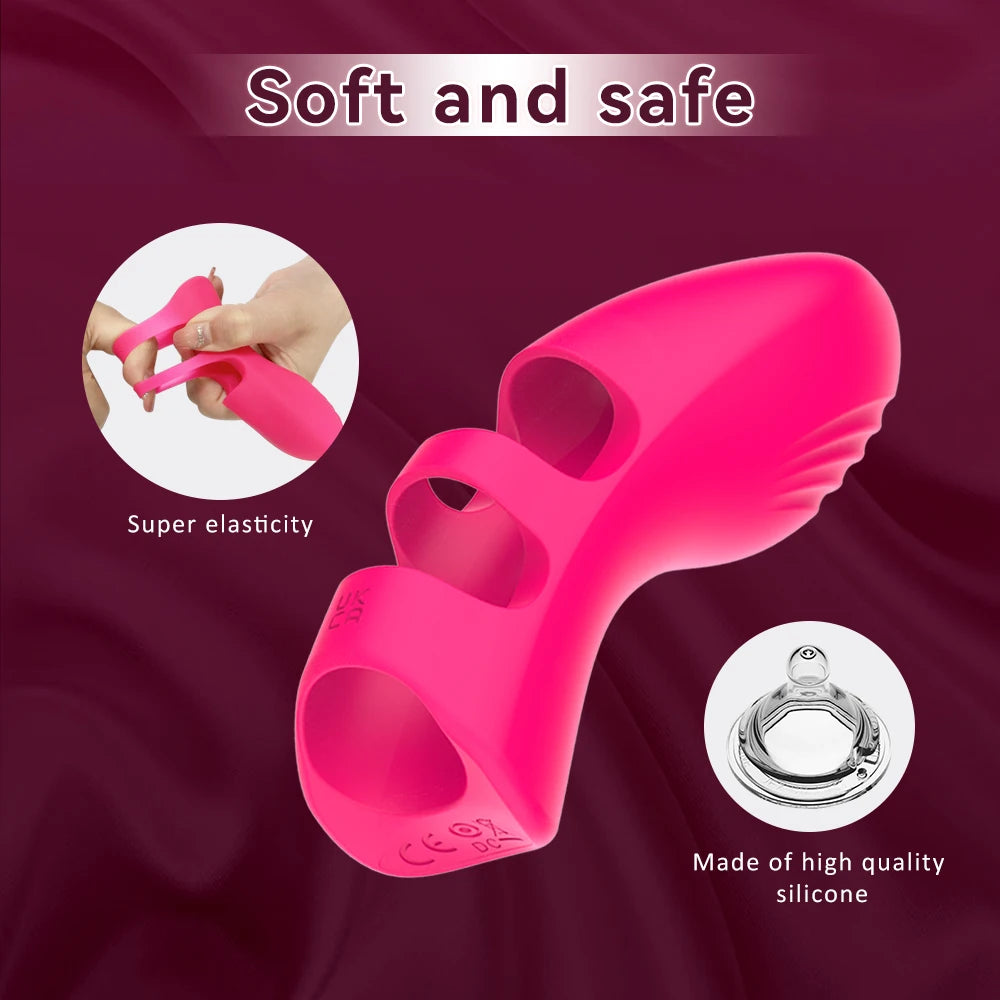 Clitoral G Spot Finger Vibrator