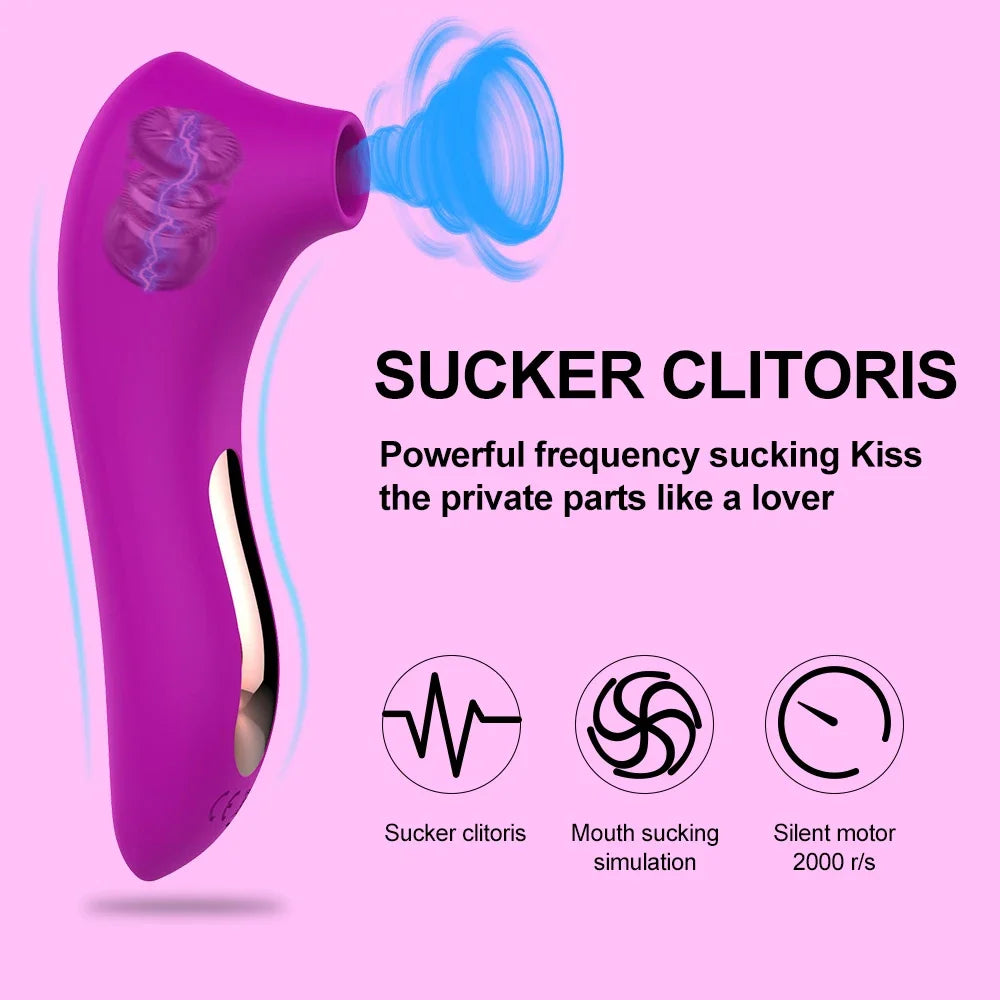 Mini Suction Clitoral Vibrator