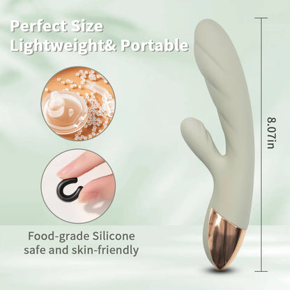 Wosilicone Heating Clitoral Vagina Stimulation Vibrator