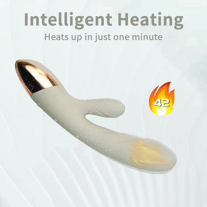 Wosilicone Heating Clitoral Vagina Stimulation Vibrator