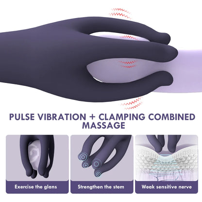 Sex Glans Trainer Penis Massage Male Masturbator Vibrator