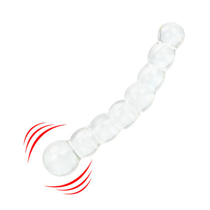 Glass Anal Beads Butt Plug Dildo