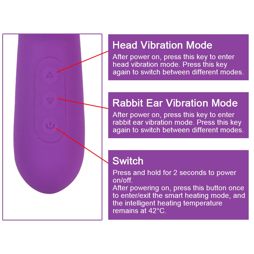 Rabbit Heating Vibrator